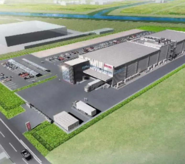 唐津工場の建物外観