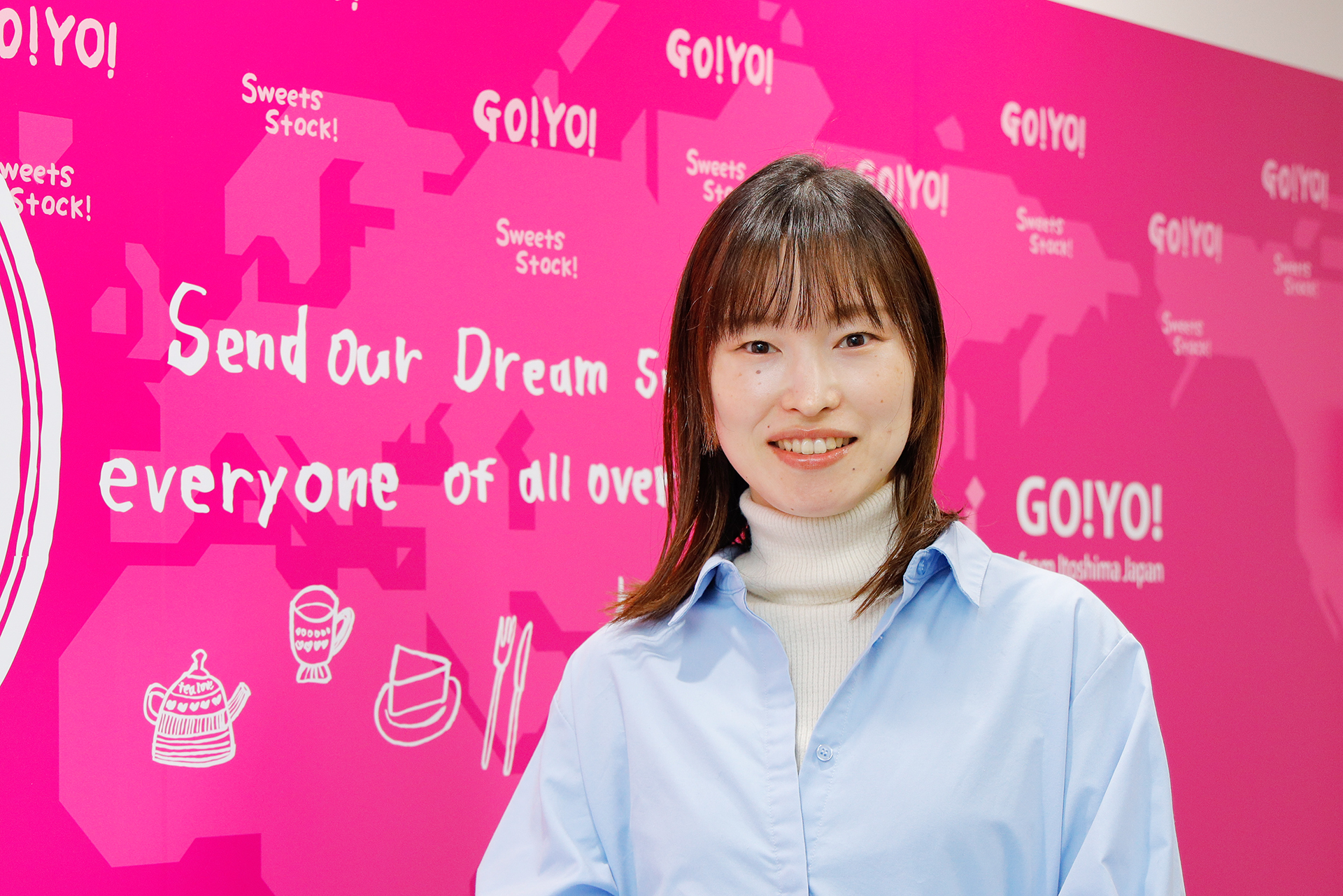コーポレート社員のインタビュー写真